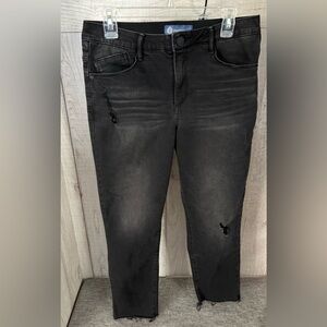 Democracy Distressed Black Jeans